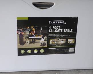 Lifetime 4-Foot Tailgate Table