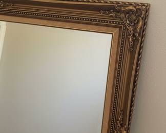 Ornate Gilt Wood Mirror