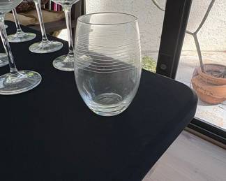 Mikasa Cheers Etched Stemless Wine Glass