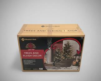 Member's Mark Pre-Lit "Trees and Sleigh" Christmas Decor