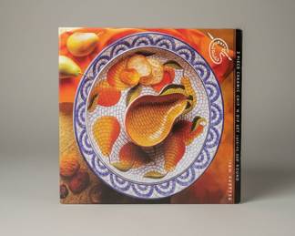 Hand Painted Ceramic Pear Chip 'n Dip Set