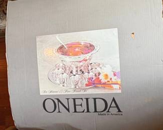 Oneida Piece Punch Bowl Set
