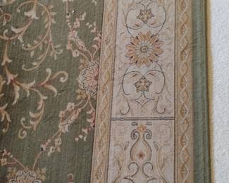 Safavieh Heritage Collection Green Floral Area Rug