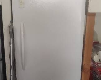 White Frigidaire Upright Freezer