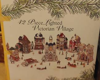 Kirkland Signature Piece Lighted Victorian Village Set