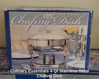 Culinary Essentials Qt Stainless Steel Chafing Dish