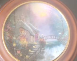 Thomas Kinkade "Enchanted Chapel" Collector Plate