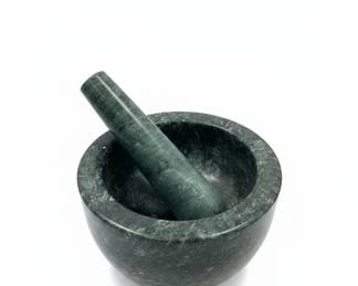 Marble Mortar and Pestle Set