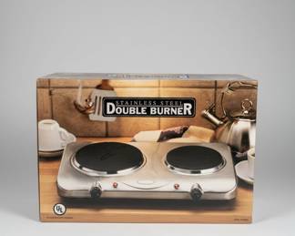 Ovente Stainless Steel Double Burner Portable Electric Stove