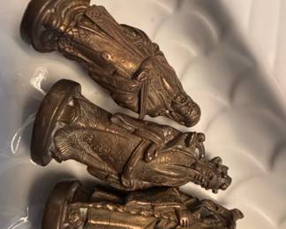 Bronze Fu Lu Shou Figurine Set