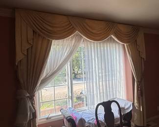 Drapery Swag and Jabot Window Treatments