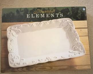 Bountiful Elements Decorative Tray