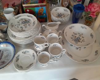 Blue China Set