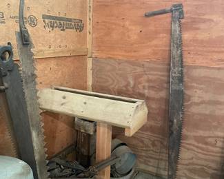 Vintage farm tools for statement pieces 