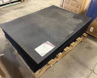 All Purpose Black 3 ft. x 4 ft. Pebble Look Rubber Indoor/Outdoor Utility Mat