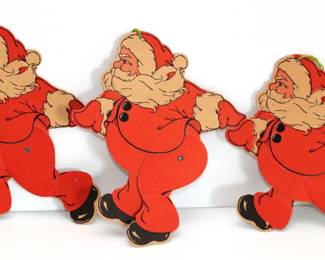 1950's Die-Cut Christmas Figurines