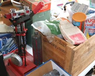 Shotgun Loader with Supplies and some 12 Gauge Shotgun Shells