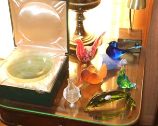 Murano and others Crystal Figurines