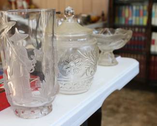 Vintage Pressed Glass