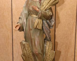 Hand Carved "Our Lady of the Fields" Figurine