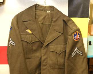 WWII Army Airforce Jacket and Hats