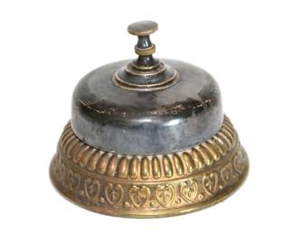 Antique Rotary Hotel Desk Bell -1887