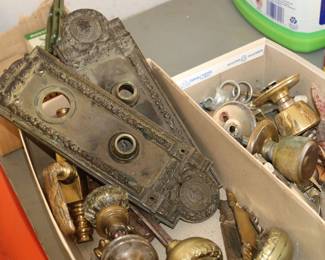 Vintage Door Hardware some from Cook County Illinois Government Building
