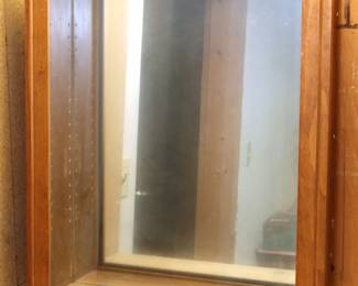 Wall Display Cabinet with glass shelves