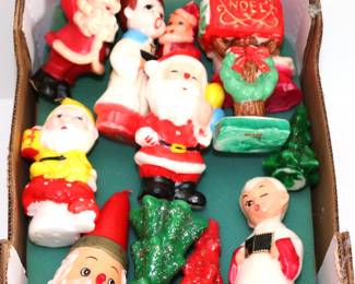 Vintage Wax Christmas Candles