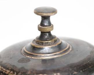 Antique Rotary Hotel Desk Bell -1887