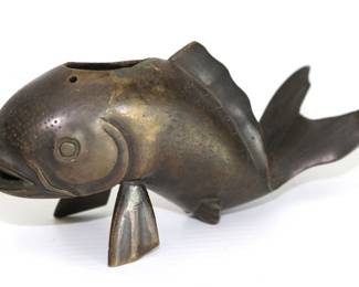 Japanese Koi Incense Burner