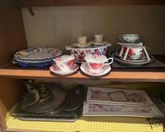 2318  Platters, Plates, and Tea Cups