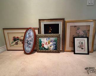 2082  6 Framed Artworks