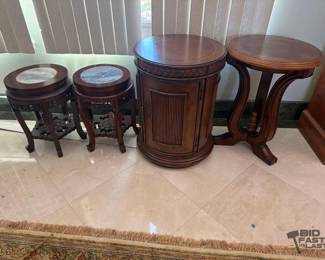 1026  4 Wooden Side Table