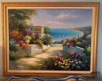 1330  Framed Canvas Painting