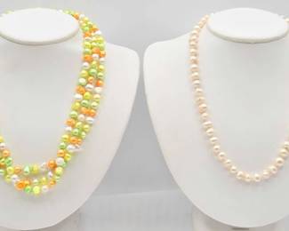 630  Pearl Necklace, 121.0g