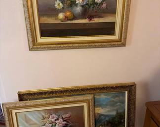 2114  5 Framed Artworks