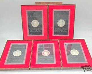 716  40 Silver 1971 Eisenhower Proof Dollars