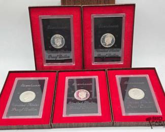 718  40 Silver US Mint Eisenhower Proof Dollars