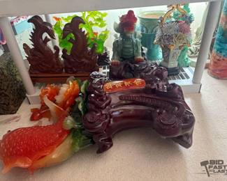 2440  Marble, Porcelain, and Wood Sculptures