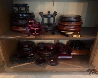 2308  Wooden Display Stands