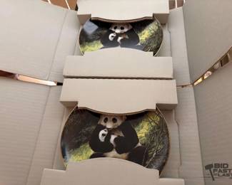 2218  2 W.P.George Fine China Plates