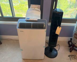 2012  Toshiba Mobile Air Conditioner and Lasko Fan