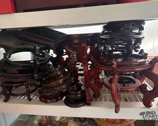 2404  Assorted Wooden Display Stands