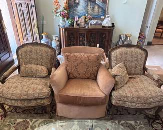 1030  3 Armchairs