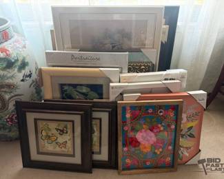 2446  Framed Artwork