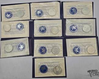 714  40 Silver 1971 Uncirculated Eisenhower Dollars