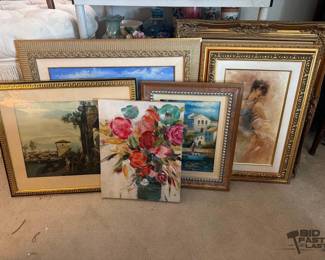 2422  6 Framed Artworks