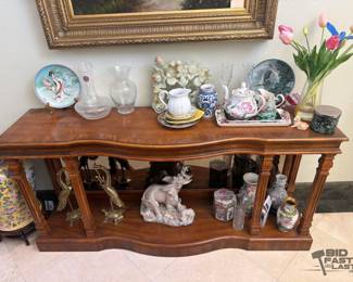 1108  Glass, Porcelain, and Brass