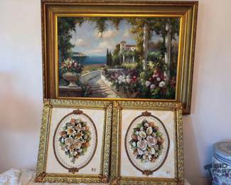 2020  3 Framed Artworks